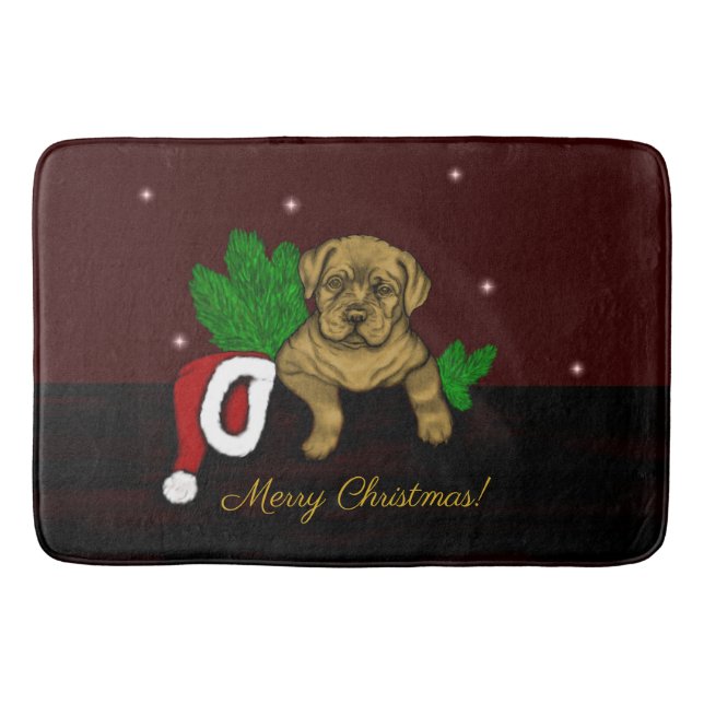 Alfombrilla De Baño XMas Puppy (Anverso)