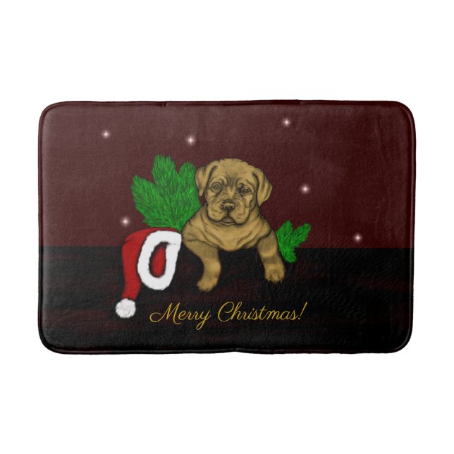 Alfombrilla De Baño XMas Puppy (Anverso)