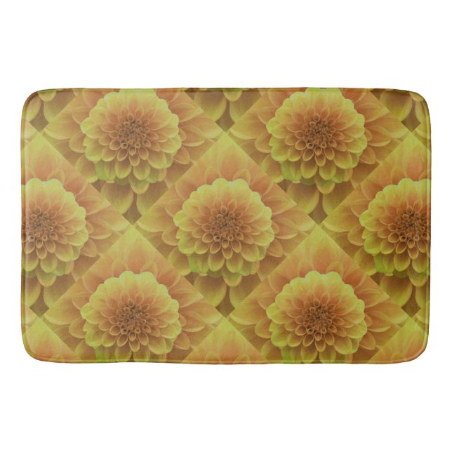 Alfombrilla De Baño Yellow Dahlia (Anverso)