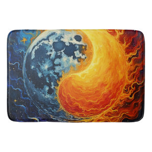 Alfombrilla De Baño Yin Yang Art Celestial
