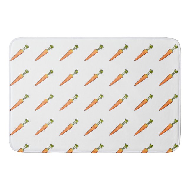 Alfombrilla De Baño Zanahoria (Anverso)
