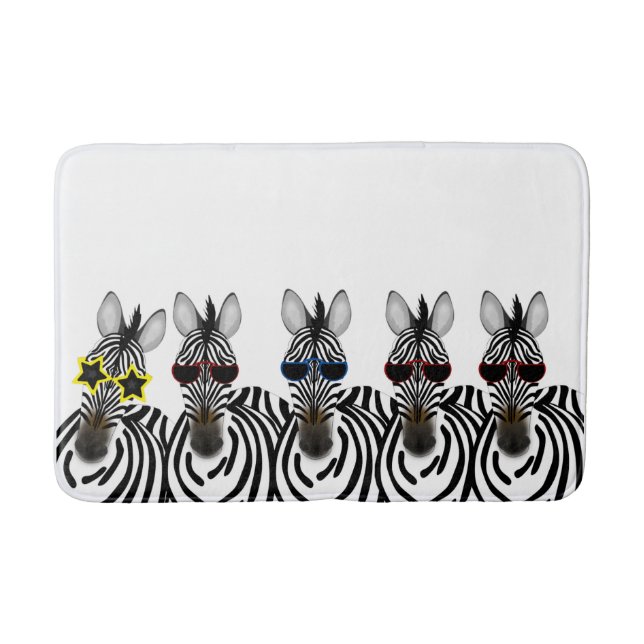 Alfombrilla De Baño Zebras Bathmat (Anverso)