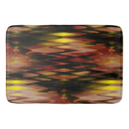 Alfombrilla De Baño zig-zag abstracto de formación de degradado de col