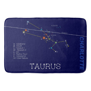Alfombrilla De Baño Zodiac Constellation Taurus