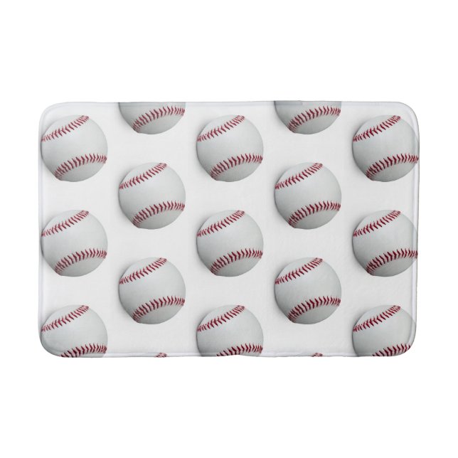 Alfombrilla de béisbol para baño (Anverso)