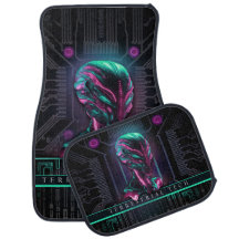 Alien, Ride, auto, auto, alfombra, regalo, diseño,
