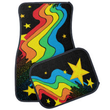 Arco iris y estrellas