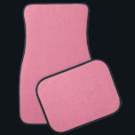 Alfombrilla De Coche Color sólido rosa Baker-Miller<br><div class="desc">Color sólido rosa Baker-Miller</div>