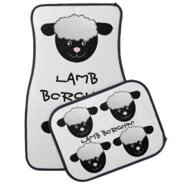 Alfombrilla De Coche Cordero Borghini divertido Sheep Pun