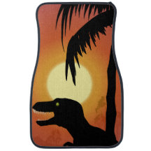 Dinosaurio al amanecer