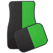Diseño simple de colores divididos en verde y neg