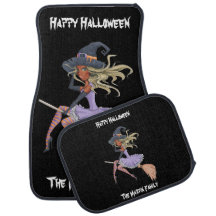 Familia personalizada bruja de Halloween