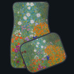 Alfombrilla De Coche Gustav Klimt - Jardín de flores<br><div class="desc">Jardín de flores - Gustav Klimt en 1905-1907</div>
