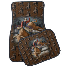 Jinete de Toro Salvaje Vaquero de Rodeo Deporte Ex