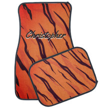 Naranja y negro de tigres personalizados