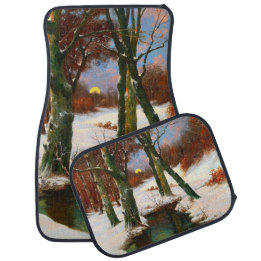 Alfombrilla De Coche Paisaje invernal con Adolf Kaufmann
