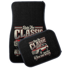 Alfombrilla De Coche Paseo clásico americano 1979  4 x 4