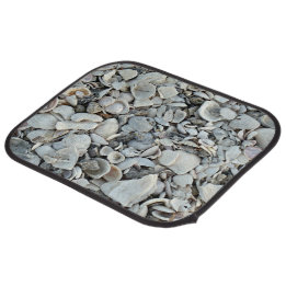 Alfombrilla De Coche Patrón de carretera de conchas costeras