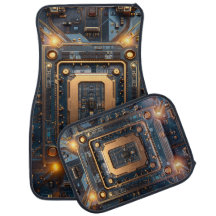 Tecnología, microchip, sistema, diseño, electrónic