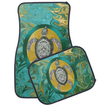 Tortuga de mar azteca del emblema