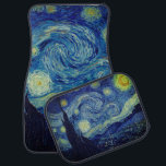 Alfombrilla De Coche Van Gogh - La noche estrellada<br><div class="desc">El trabajo artístico de Van Gogh - "La noche estrellada" aparece en este set de alfombrilla de auto. ¡Un cielo nocturno tan vivo con suntuosos remolinos! **Consulte productos relacionados con este diseño en nuestra tienda y descubra opciones más asombrosas con esta maravillosa imagen:https://www.zazzle.com/collections/arty_gifts_for_the_van_gogh_fan_in_your_life-119079521028472120?rf=238919973384052768</div>