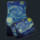 Alfombrilla De Coche Van Gogh - La noche estrellada<br><div class="desc">El trabajo artístico de Van Gogh - "La noche estrellada" aparece en este set de alfombrilla de auto. ¡Un cielo nocturno tan vivo con suntuosos remolinos! **Consulte productos relacionados con este diseño en nuestra tienda y descubra opciones más asombrosas con esta maravillosa imagen:https://www.zazzle.com/collections/arty_gifts_for_the_van_gogh_fan_in_your_life-119079521028472120?rf=238919973384052768</div>