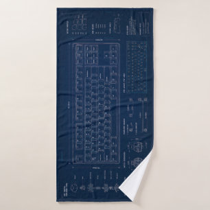 Alfombrilla de escritorio ampliada con plano de te