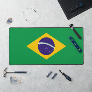 Alfombrilla de escritorio con bandera de Brasil