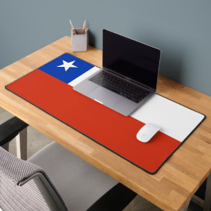 Alfombrilla de escritorio con bandera de Chile