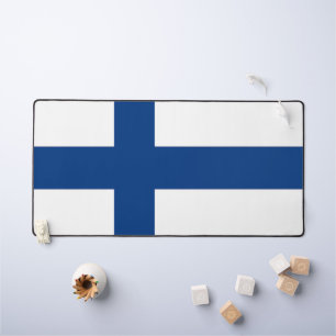 Alfombrilla de escritorio con bandera de Finlandia
