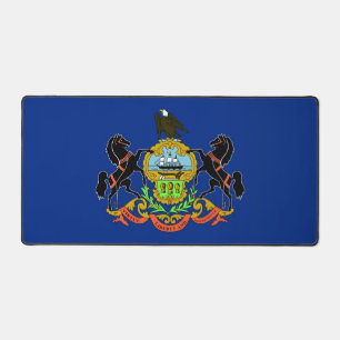 Alfombrilla de escritorio con bandera de Pensilvan