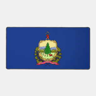 Alfombrilla de escritorio con bandera de Vermont,