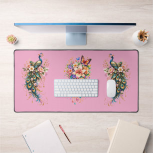 Alfombrilla de escritorio con fantasía de mariposa