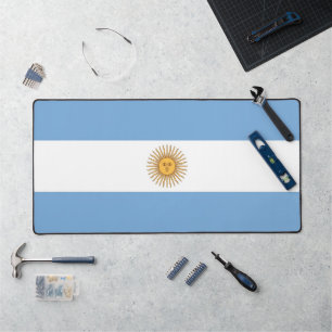 Alfombrilla de escritorio con la bandera de Argent