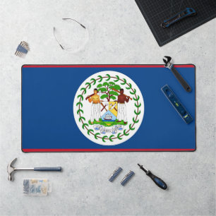Alfombrilla de escritorio con la bandera de Belice