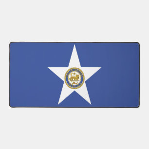 Alfombrilla de escritorio con la bandera de la ciu