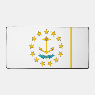 Alfombrilla de escritorio con la bandera de Rhode