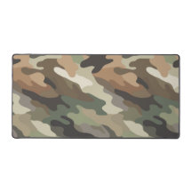 Alfombrilla de escritorio con patrón de camuflaje
