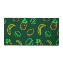 Alfombrilla de escritorio con patrón de frutas tro