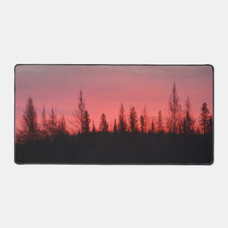 Alfombrilla de escritorio de amanecer de invierno