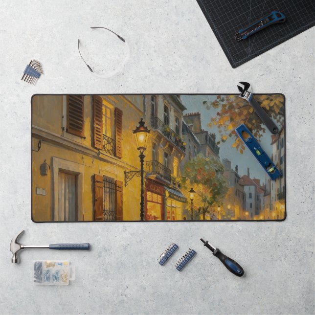 Alfombrilla de escritorio de pintura al óleo de ca (Puesto de trabajo)