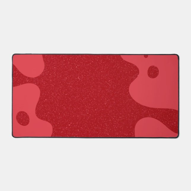 Alfombrilla de escritorio de ruido de blob rojo de (Anverso)