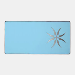 Alfombrilla de escritorio de tecnología en blanco