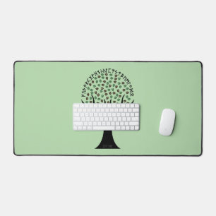 Alfombrilla de escritorio del árbol rúnico