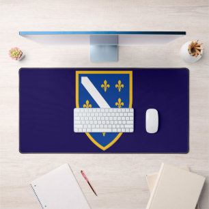 Alfombrilla de escritorio del escudo de armas de B