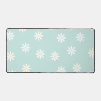 Alfombrilla de escritorio estética de flores de ma
