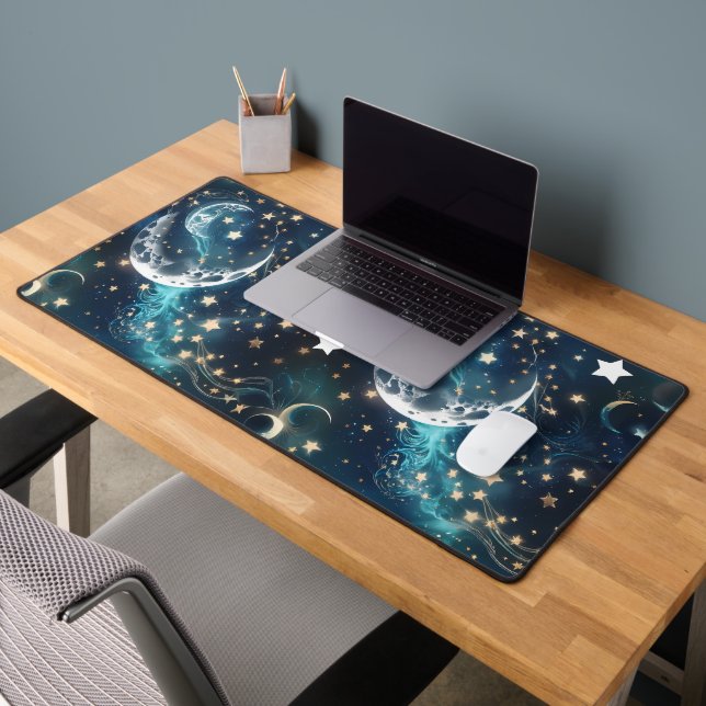 Alfombrilla de escritorio – Fases de la Luna Celes (Oficina 2)