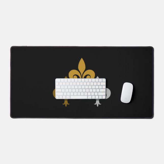 Alfombrilla de escritorio Fleur de Lys (Teclado y ratón)