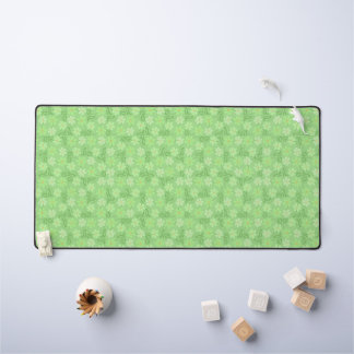 Alfombrilla de escritorio floral con diseño de pét