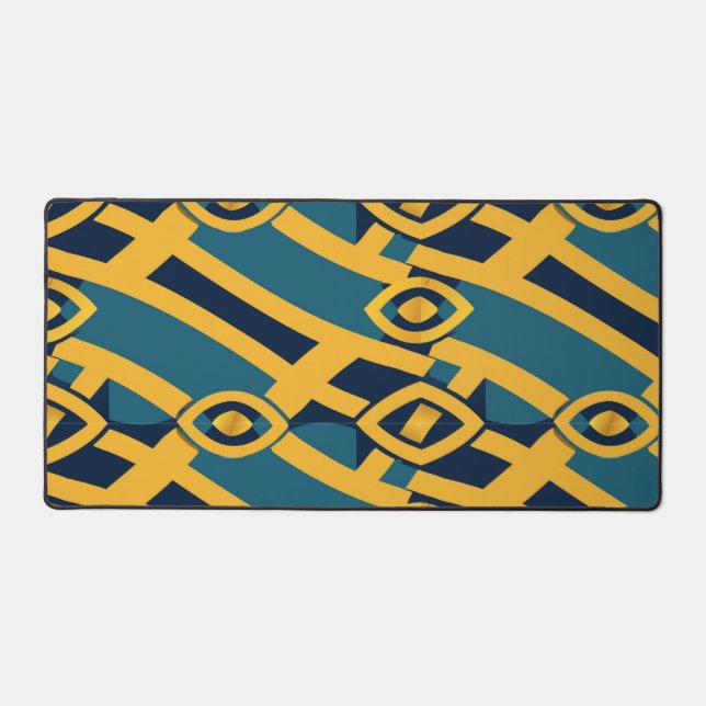 Alfombrilla de escritorio geométrica abstracta  (Anverso)